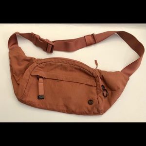 Lululemon Fanny Pack Apricot Color with Some pen marks and light discoloration